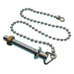 PrimaPack Basin chain & stay - chrome 12"