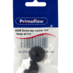 (1 = PK 2) PrimaPack Dome Tap Washer 3/4"