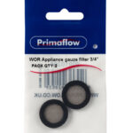 (1 = PK 2) PrimaPack Appliance Gauze Filter 3/4"