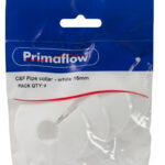 (1 = PK 4) PrimaPack Pipe Collar 15mm - WHITE