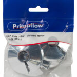 (1 = PK 4) PrimaPack Pipe collar 15mm - CHROME