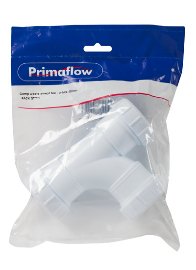 90014093-1.jpg PS Comp waste swept tee - white 40mm - Image 1