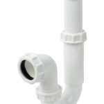 PS PP Swivel P-trap 40mmx76mm -adj inlet