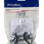 PrimaPack Brass Slotted Basin Waste 1.1/4" + Plug Chain & Stay