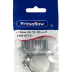 (1 = PK 2) PrimaPack Hose clip 16 - 25mm