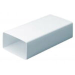 PS Flat channel duct 110mm x 54mm x 1m - GREY