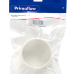 PS Round PVC hose connector - white