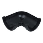PrimaPack RW 112mm halfround 90 deg angle - BLACK