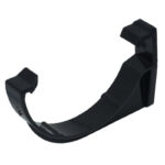 PrimaPack RW 112mm Half Round Fascia Bracket - BLACK
