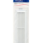 PS Vent louvre/fly screen 9"x 3" - white