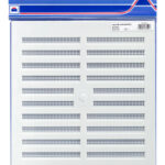 PS Vent louvre/fly screen 9"x 9" - white