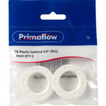 (1 = PK 2) PS TS Plastic backnut 3/4"