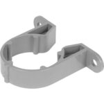 40MM PIPE CLIP GREY