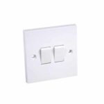 PrimaPack 10A light switch double - two way