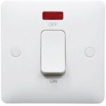 PrimaPack 45A double pole switch/neon