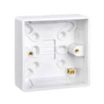 PrimaPack Plastic pattress box - single 25mm