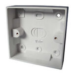 PrimaPack Plastic pattress box - single 45mm