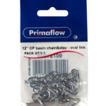 PrimaPack 12" CP basin chain&stay - oval link