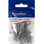 PrimaPack 18" CP bath chain - oval link
