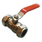 PrimaPack Yellow Lever Ball Valve PN25 22mm CxC
