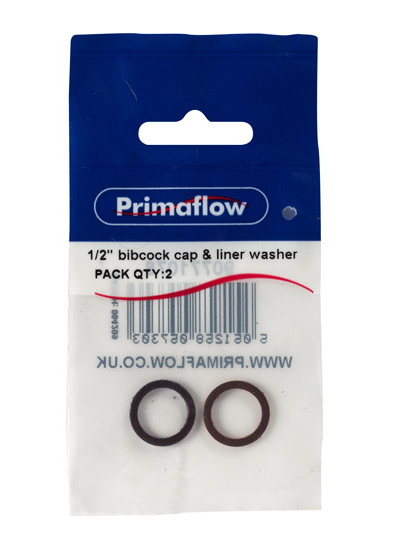 90771078-1.jpg PrimaPack 1/2" Bibcock Cap & Liner Washer PK2 - Image 1
