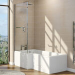 Cullin 1675mm P-Shaped Bath Front Panel White