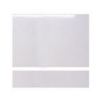 Instinct DLX 800mm Bath End Panel & Plinth - 15mm MDF White