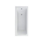 Tulla 1700x700mm(8mm) Single Ended TG AS Bath 2 Taphole White