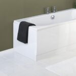 Instinct Universal 800mm Bath End Panel(2mm) White