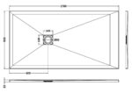 Rectangular Shower Tray 1700 x 900mm - Image 3
