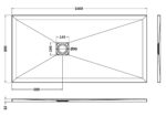 Nuie Rectangular Shower Tray 1600 x 800mm - Image 3