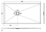 Nuie Rectangular Shower Tray 1600 x 900mm - Image 3