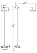 Traditional Thermostatic Shower Valve & Kit - Image 3