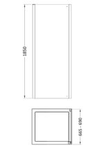 Pacific 700mm Side Panel - Image 4