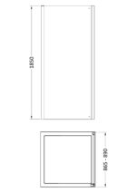 Pacific 900mm Side Panel - Image 4