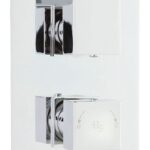 Twin Thermostatic Shower Valve With Diverter