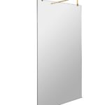 1100mm Wetroom Screen with Arms and Feet