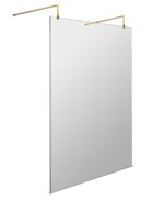 Hudson Reed 1400mm Wetroom Screen With Arms and Feet