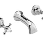 3 Tap Hole Wall Mounted Basin Mixer