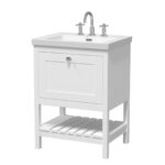 600mm Floor Standing Vanity & Basin 3TH