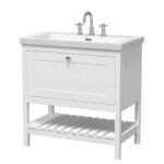 800mm Floor Standing Vanity & Basin 3TH