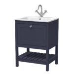 600mm Floor Standing Drawer & Stone Basin 1TH