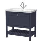 800mm Floor Standing Vanity & Basin 1TH