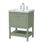 600mm Floor Standing Vanity & Basin 3TH