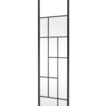 700mm Abstract Frame Wetroom Screen with Ceiling Posts