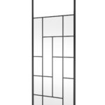 1000mm Abstract Frame Wetroom Screen with Ceiling Posts