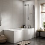 1700mm Right Hand B-Shaped Bath - Image 3