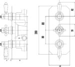 Triple Concealed Shower Valve - Image 3