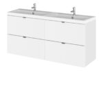 Hudson Reed Fusion 1200mm Vanity Unit & Double Basin