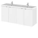 1200mm Vanity Unit & Double Ceramic Basin